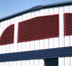 Louvers for metal buildings