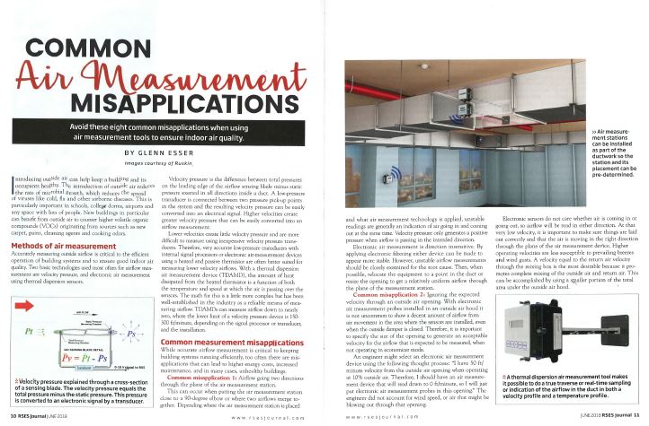 Common Air Measurement Misappliccations