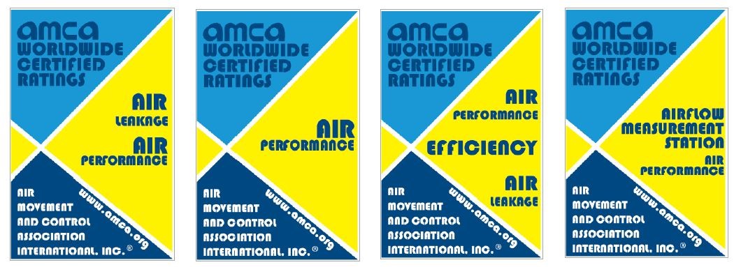 Ruskin has the largest selections of AMCA certified dampers in the industry. We always proudly labeled our literature with the AMCA Certified Ratings Logo and now we will be labeling on dampers as well.  •	Commercial Control Dampers •	Thermal Efficient Control Dampers •	Multiple Blade Fire Dampers •	Smoke Dampers •	Combination Fire Smoke Dampers •	Air Measuring Station/Dampers Look for the AMCA Labeled products to be sure you are getting a quality product.
