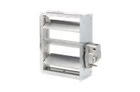 SD50 - UL 555S Class I, Aluminum, Airfoil Blade, 4,000 fpm and 8" w.g. max Leakage Smoke Damper